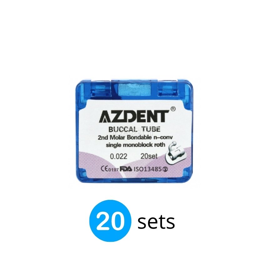Tubi Ortodontici Tubo Orale Ortodontico AZDENT Per 1&deg; Molare